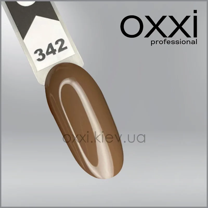 ГЕЛЬ-ЛАК OXXI 342, ШОКОЛАДНИЙ, ЕМАЛЬ, 10МЛ