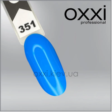 ГЕЛЬ-ЛАК OXXI 351, ГОЛУБА ЛАЗУР, ЕМАЛЬ, 10МЛ