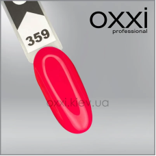 ГЕЛЬ-ЛАК OXXI 359, РОЗОВИЙ, НЕНОВИЙ, 10МЛ